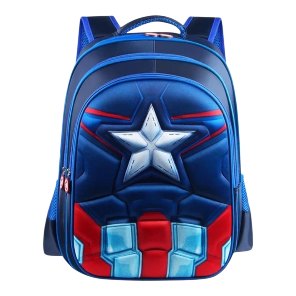 Kids Superhero Backpack - Blue and Red